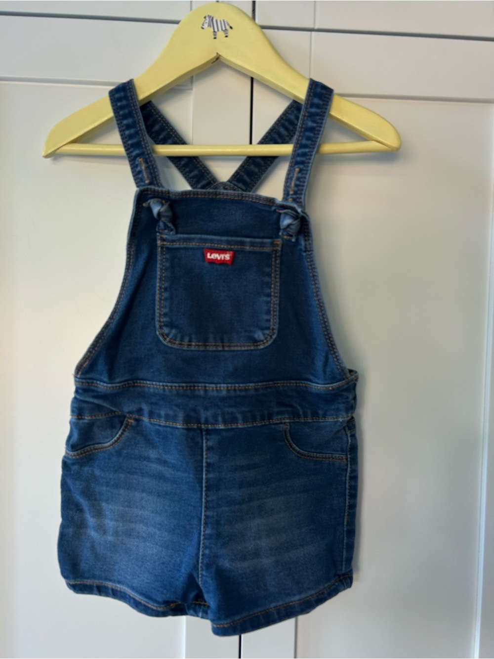 Levi's Toddle 2T GirlsBlue Denim Short Overalls